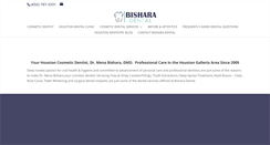 Desktop Screenshot of bisharadental.com