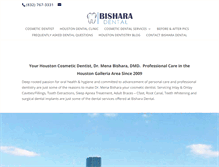Tablet Screenshot of bisharadental.com